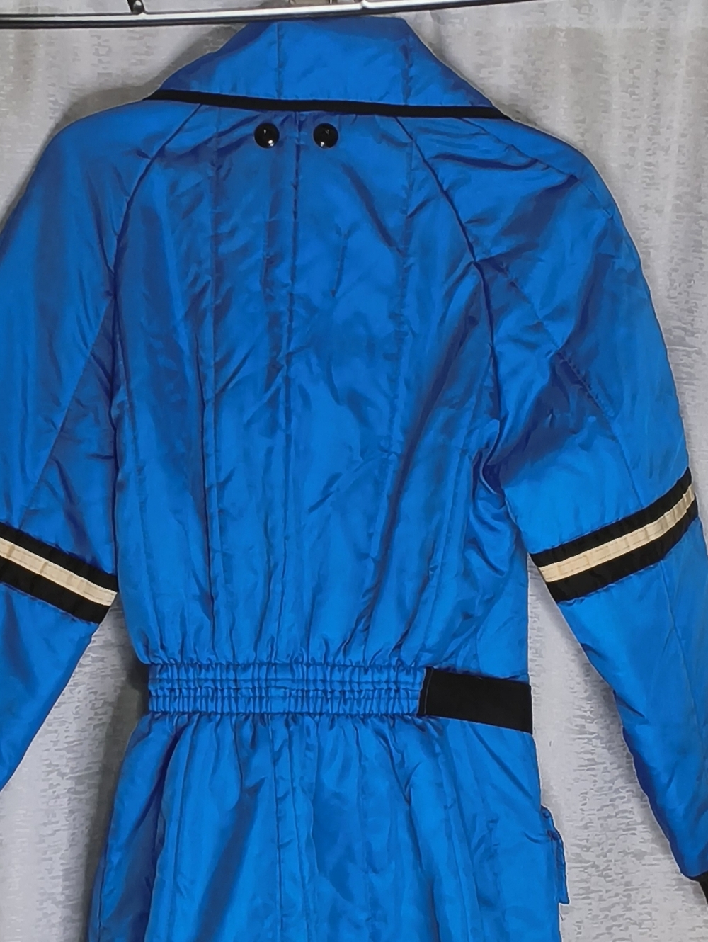 Vintage Snowmobile Suit JC Penny Blue Nylon Men’s Size Small Retro Winter Gear - Picture 3 of 12